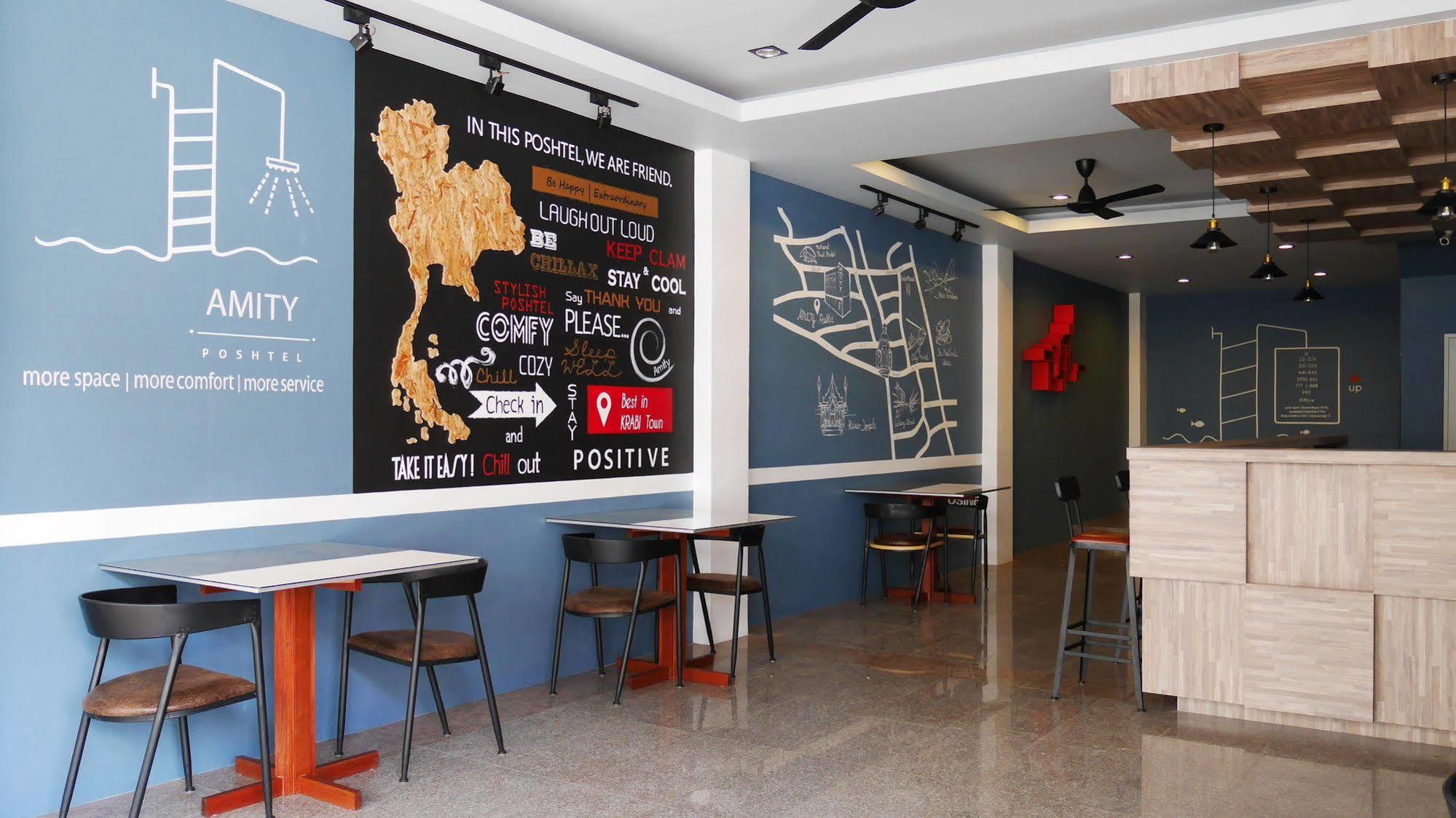 Amity Poshtel Hostel Krabi town Exterior foto